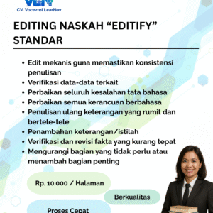Jasa Editing Naskah Standar